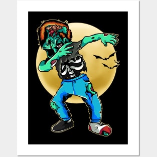 Zombie Dab Trapper Kid Posters and Art